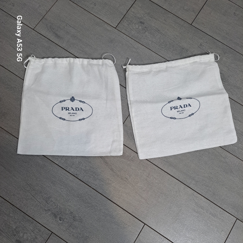 Prada White Dust Bags